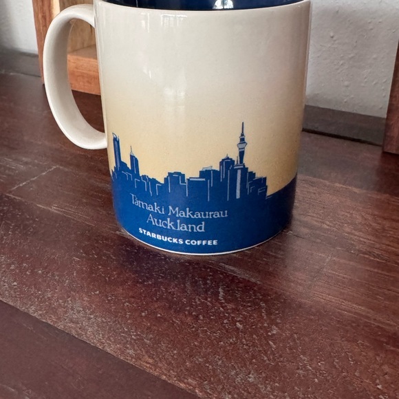 Starbucks Auckland Mug - Tan and Blue - Picture 3 of 4